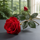 Live Red Heirloom Rose Shrub, 5-8 Inch Reblooming Garden Plant For Planting