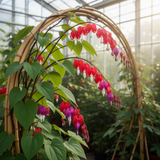 4 Clerodendrum Live Flower Vines, Red Purple Blooms, 5-10 Inches Tall.