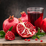 2 Live Wonderful Pomegranate Fruit Trees, Well-Rooted, 10-15 Inches Tall